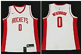 Rockets 0 Russell Westbrook White Nike Swingman Jersey,baseball caps,new era cap wholesale,wholesale hats